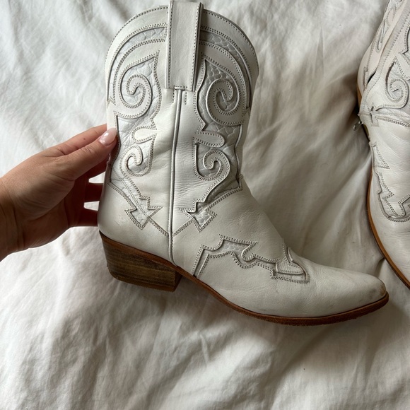 FLANNEL cowboy boots - Picture 3 of 5